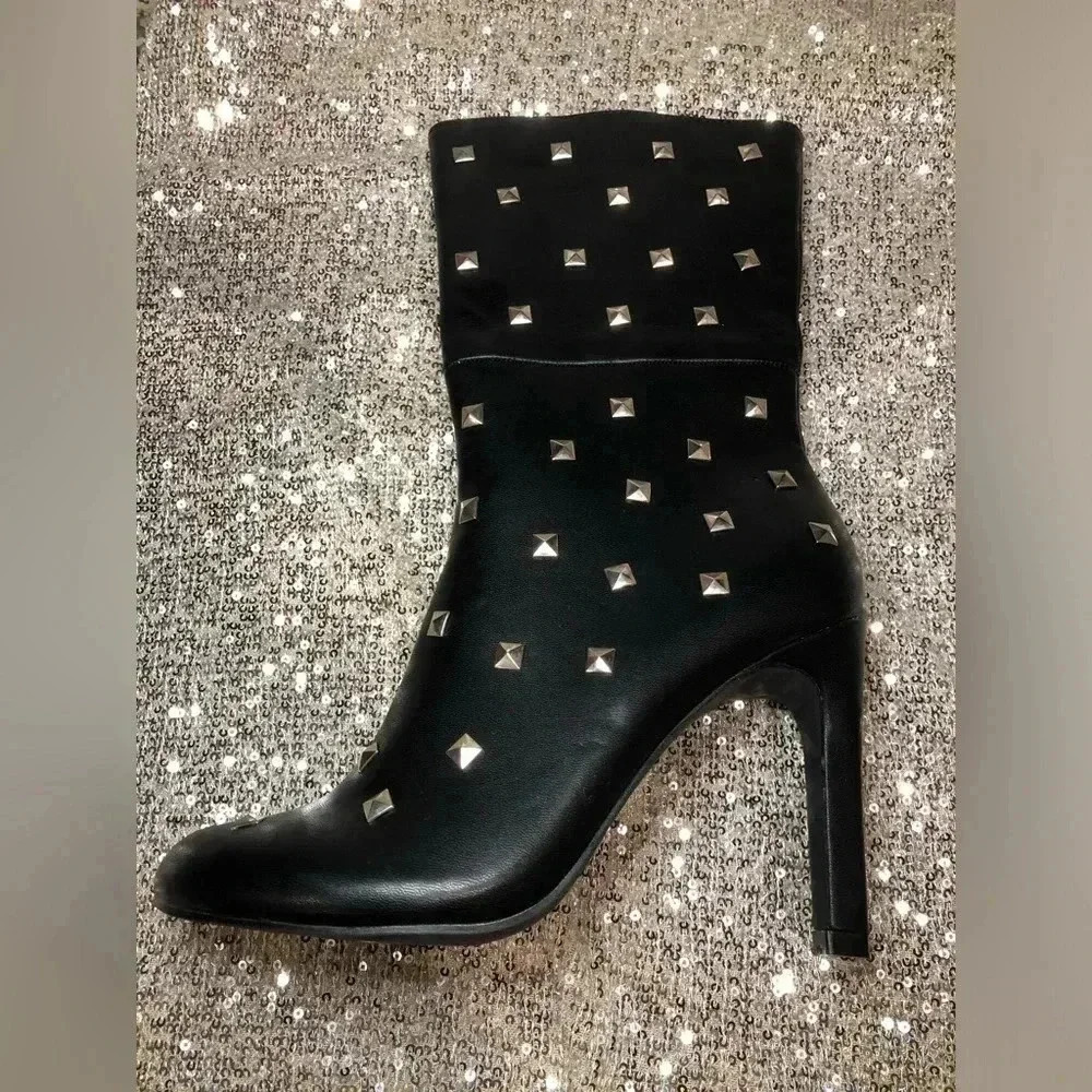 Women’s Faux leather studded boots